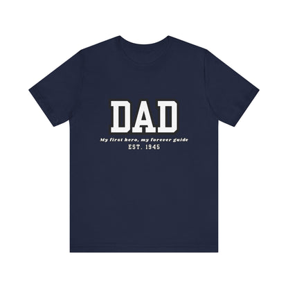 Dad Est. 1986 Unisex Tee - Gift for Father's Day, Birthday Tee, Casual Wear, Family T-Shirt, Dad's Day Out