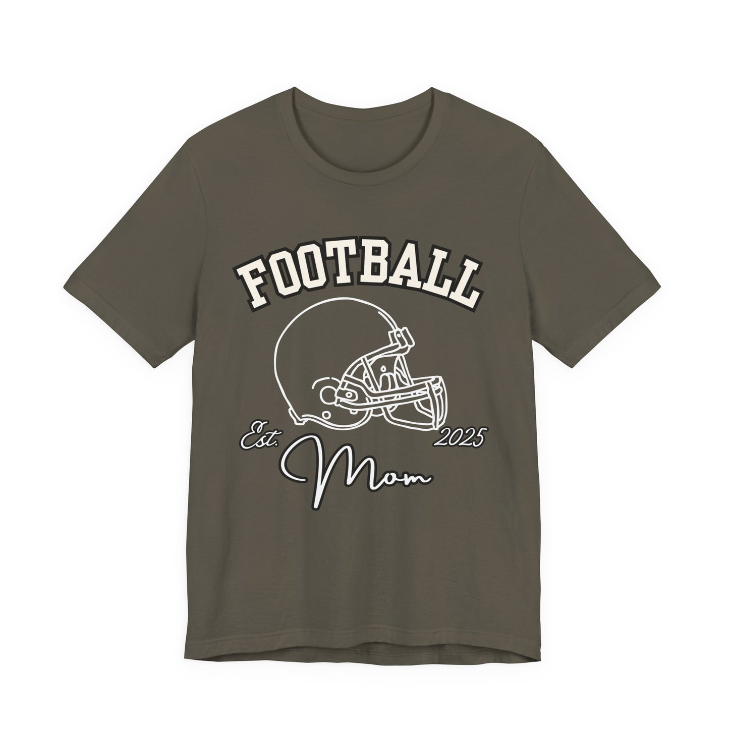 Football Mom Unisex Tee, Sports Fan Shirt, Gift for Moms, Casual Wear, Football Season Apparel, Family Game Day Top