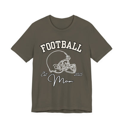 Football Mom Unisex Tee, Sports Fan Shirt, Gift for Moms, Casual Wear, Football Season Apparel, Family Game Day Top