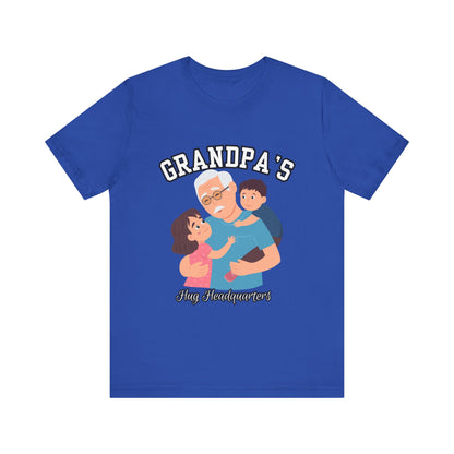 Grandpa's Fun Headquarters Tee | Family Gift, Father's Day, Grandparent's Day, Casual Wear, Cute Graphic Shirt