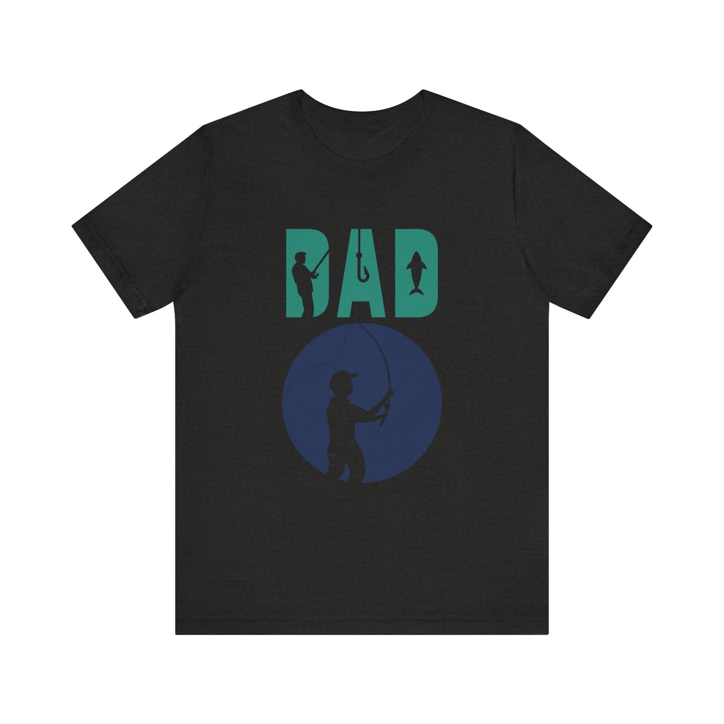 Fishing Dad Tee - Unisex Jersey Short Sleeve T-Shirt for Father's Day, Fishing Lover Gift, Dad's Birthday, Casual Wear, Gift for Him