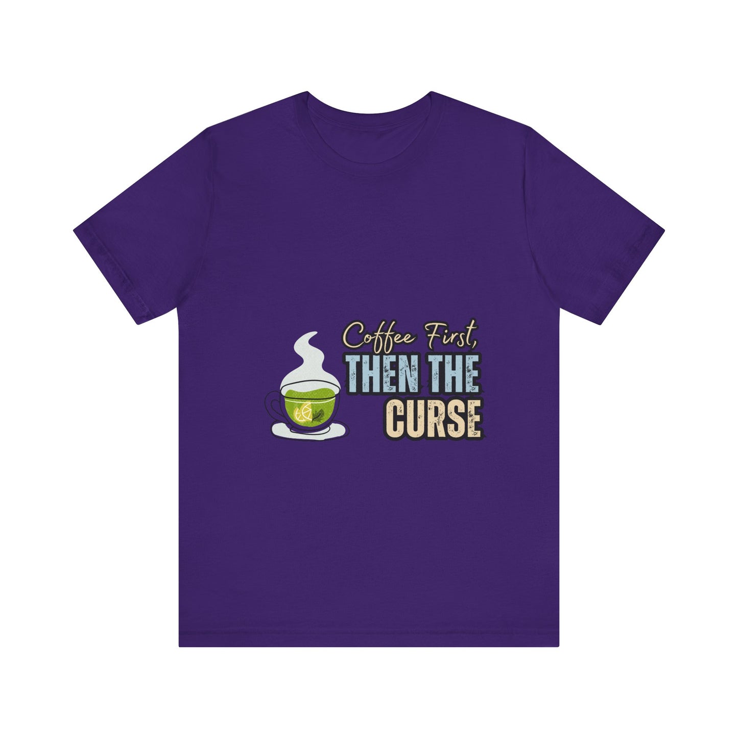 Coffee First Unisex Tee - Perfect for Coffee Lovers, Gift for Baristas, Funny Coffee T-Shirt, Casual Wear, Unique Gift Idea