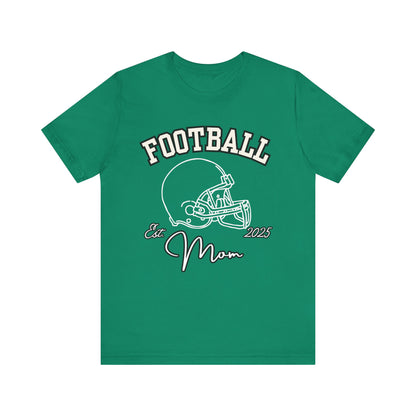 Football Mom Unisex Tee, Sports Fan Shirt, Gift for Moms, Casual Wear, Football Season Apparel, Family Game Day Top