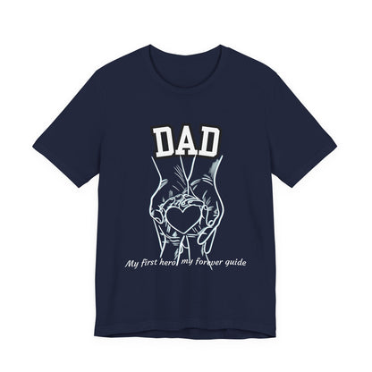 Heartfelt Dad's Love Tee, Gift for Dad, Unisex Tee with Heart Design, Birthday Gift, Casual Wear