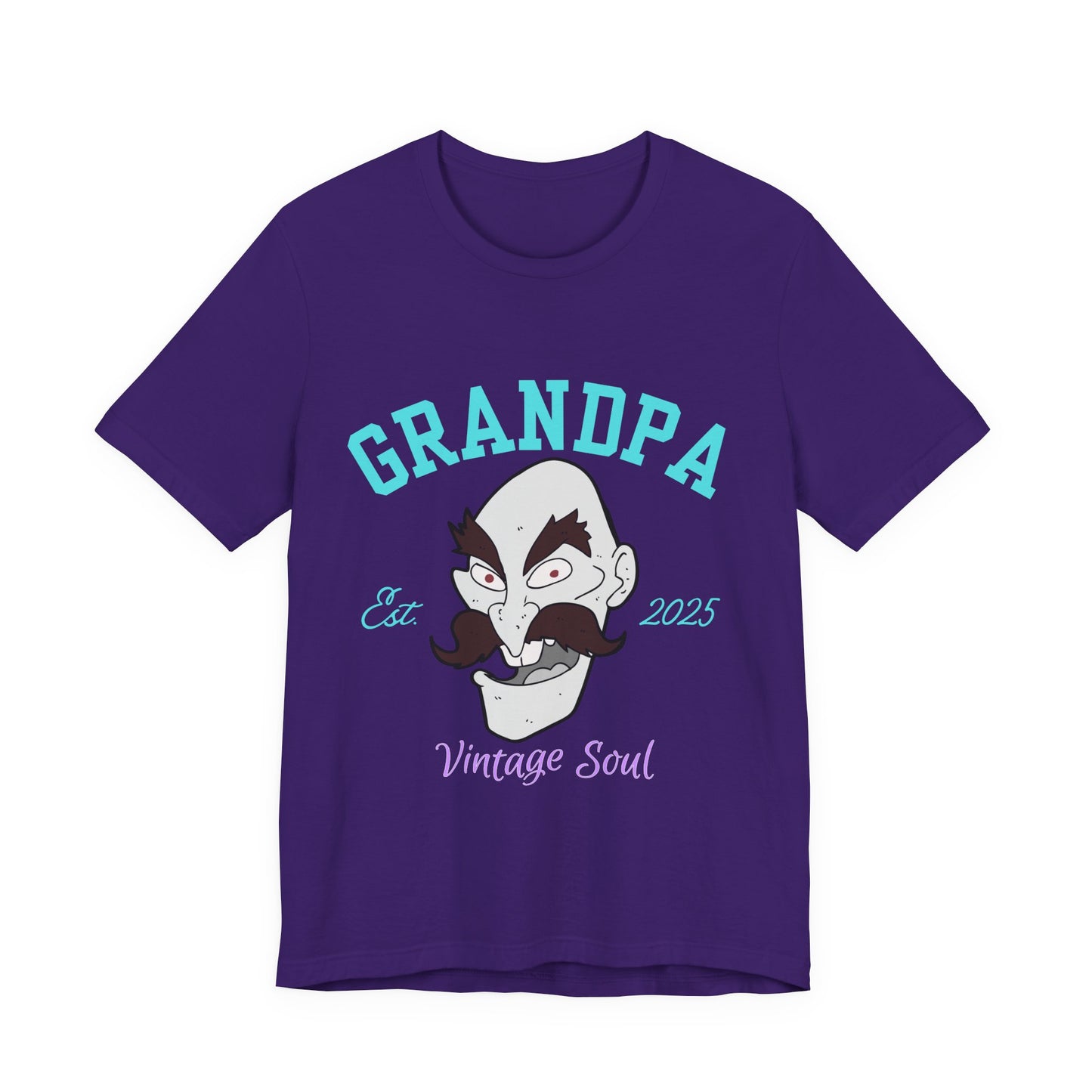 Grandpa Est 2025 Vintage Soul Tee, Funny Grandpa Gift, Unisex T-Shirt, Father's Day, Vintage Style, Gift for Grandpa
