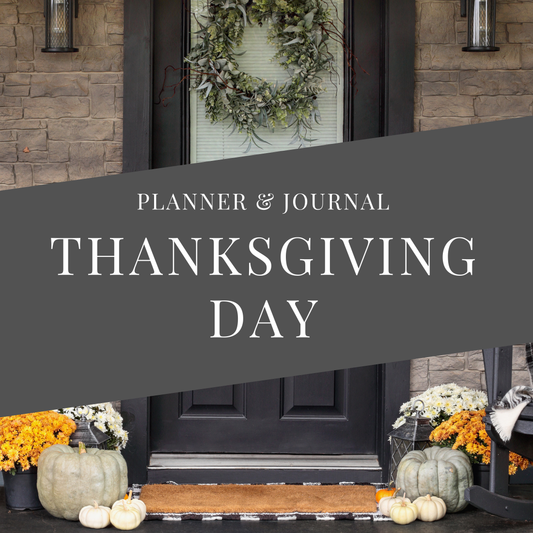 The Ultimate Thanksgiving Planner – Meal, Travel, Shopping & Party Organizer