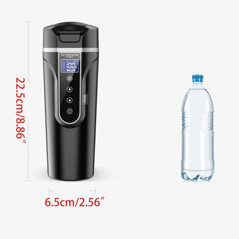 12V 24V Portable Car Heated Cup