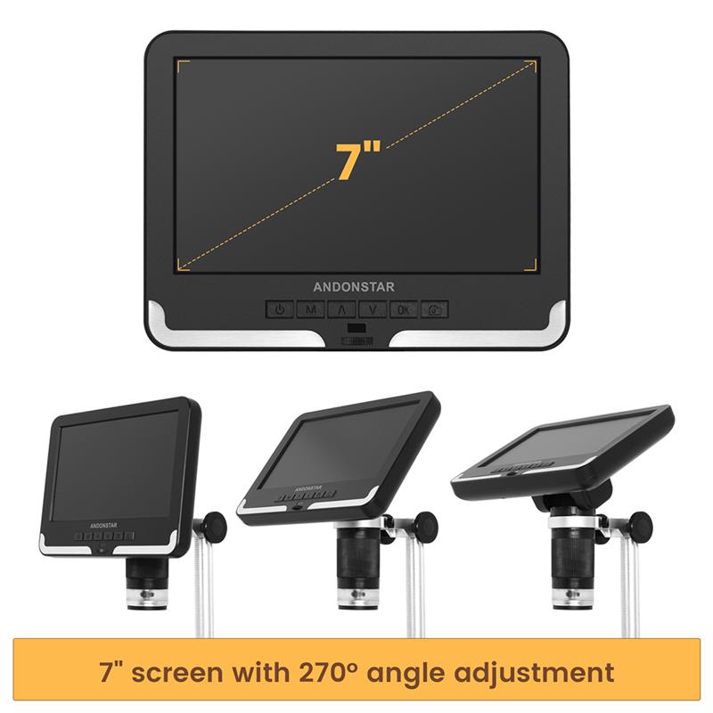 1080P 7" Inch Digital Electronic Microscope