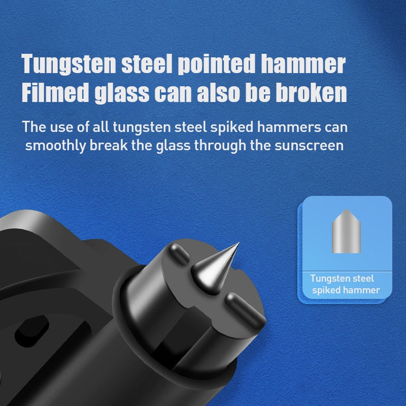 3 In1 Lifesaving Auto Glass Breaker