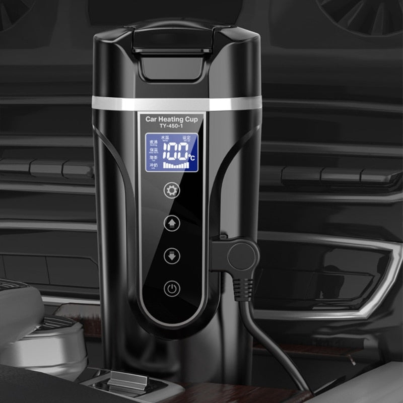 12V 24V Portable Car Heated Cup